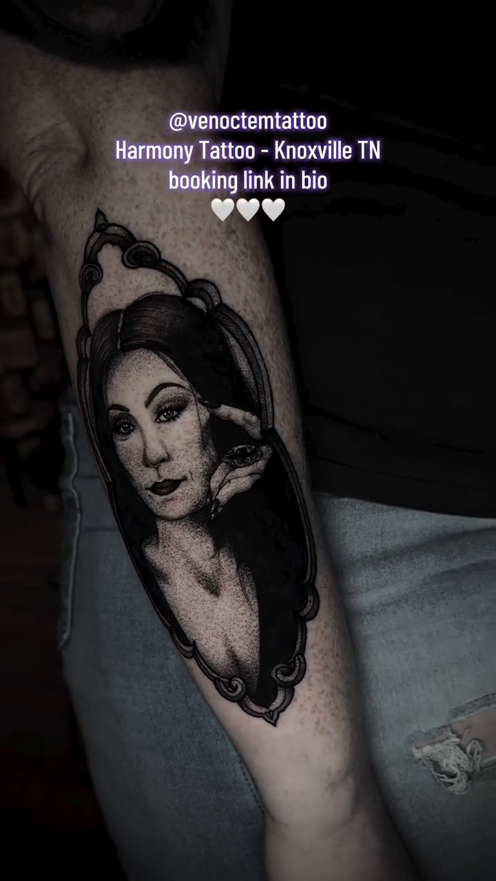 Tattoo by @venoctemtattoo — realism, black_and_grey