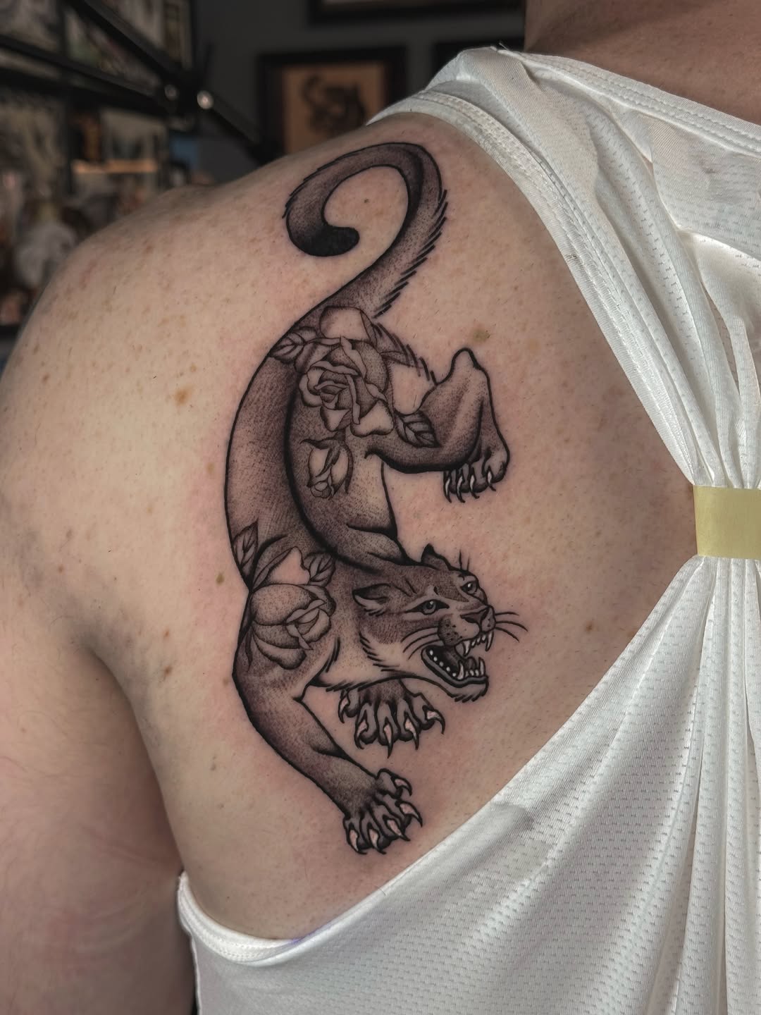 Tattoo by @ellvee_tattooer — black_and_grey, realism