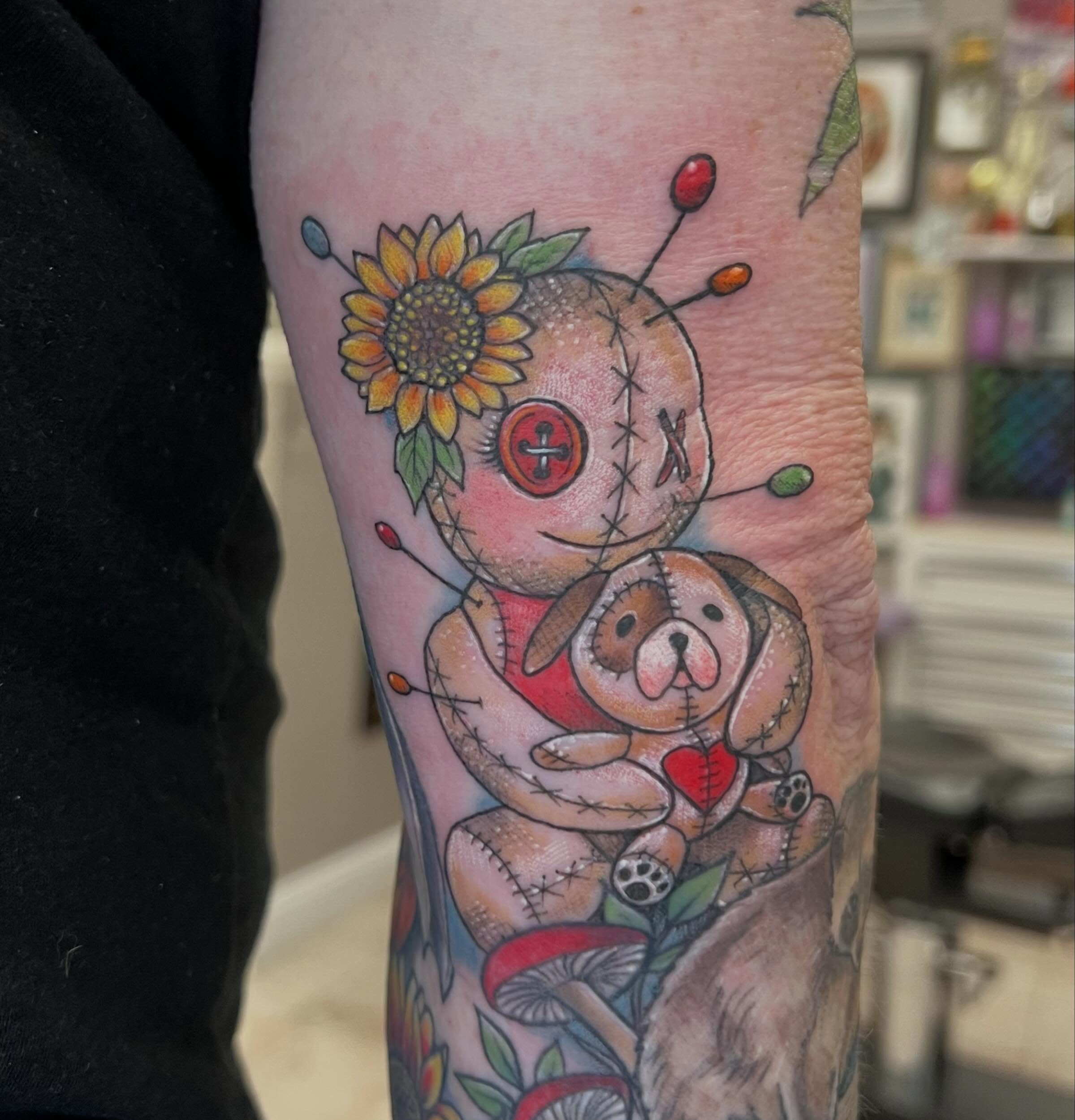 Tattoo by @bridgetpunsalangtattoos — american_traditional, trash_polka
