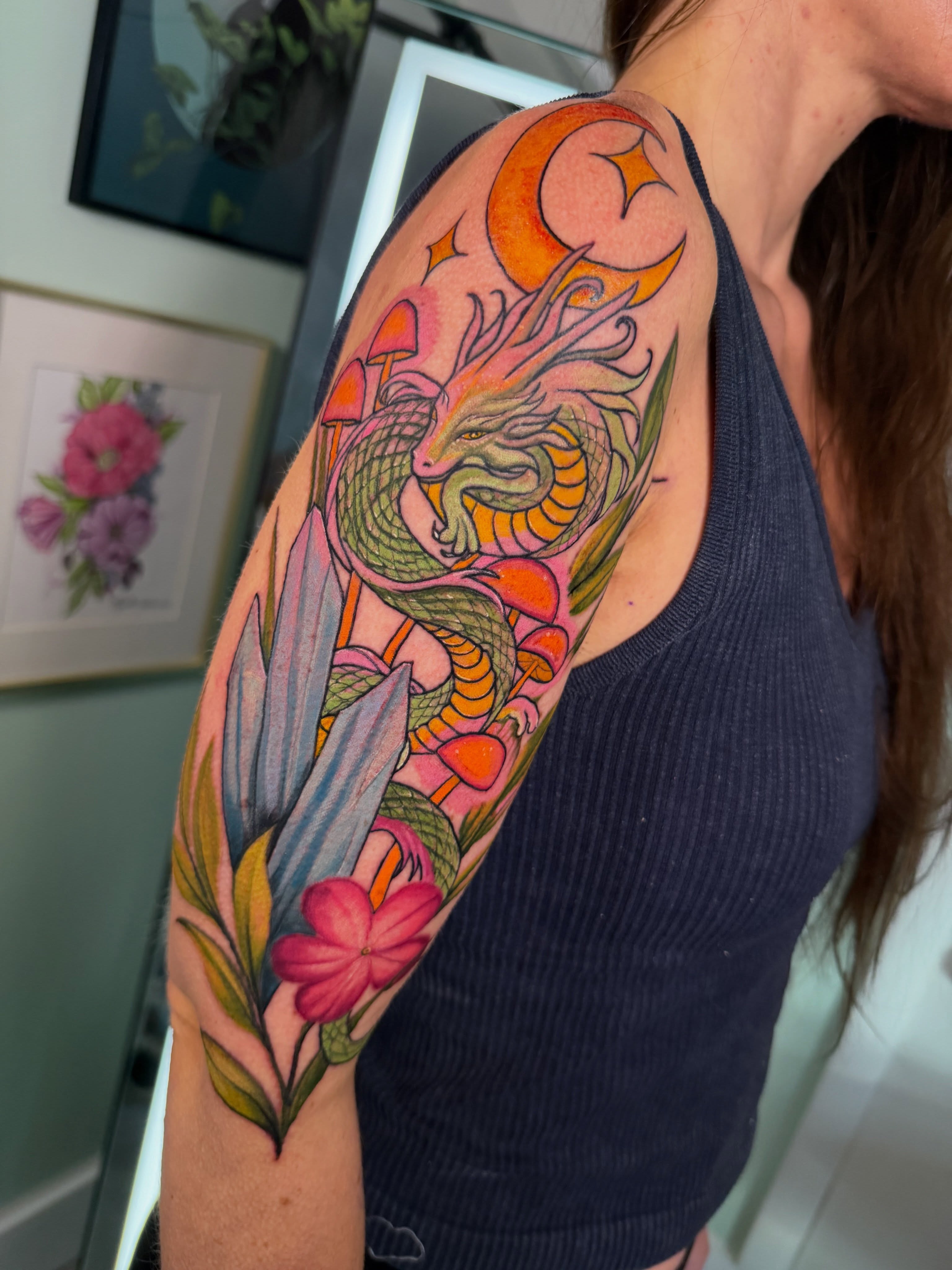Tattoo by @lizard_aullie_tattoos — new_school, illustrative
