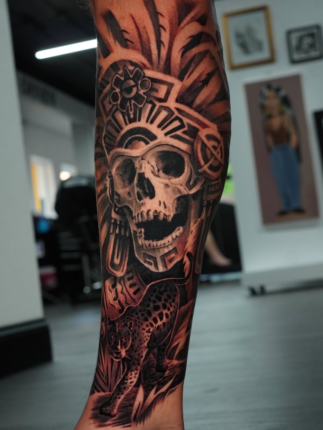 Tattoo by @jessem_tattoos — realism, black_and_grey