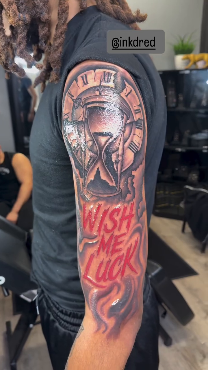 Tattoo by @inkdred β realism, lettering_script