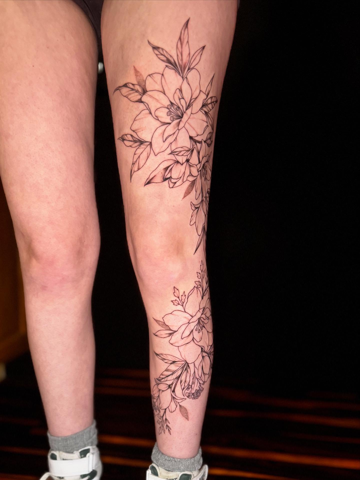 Tattoo by @boogaharts — black_and_grey