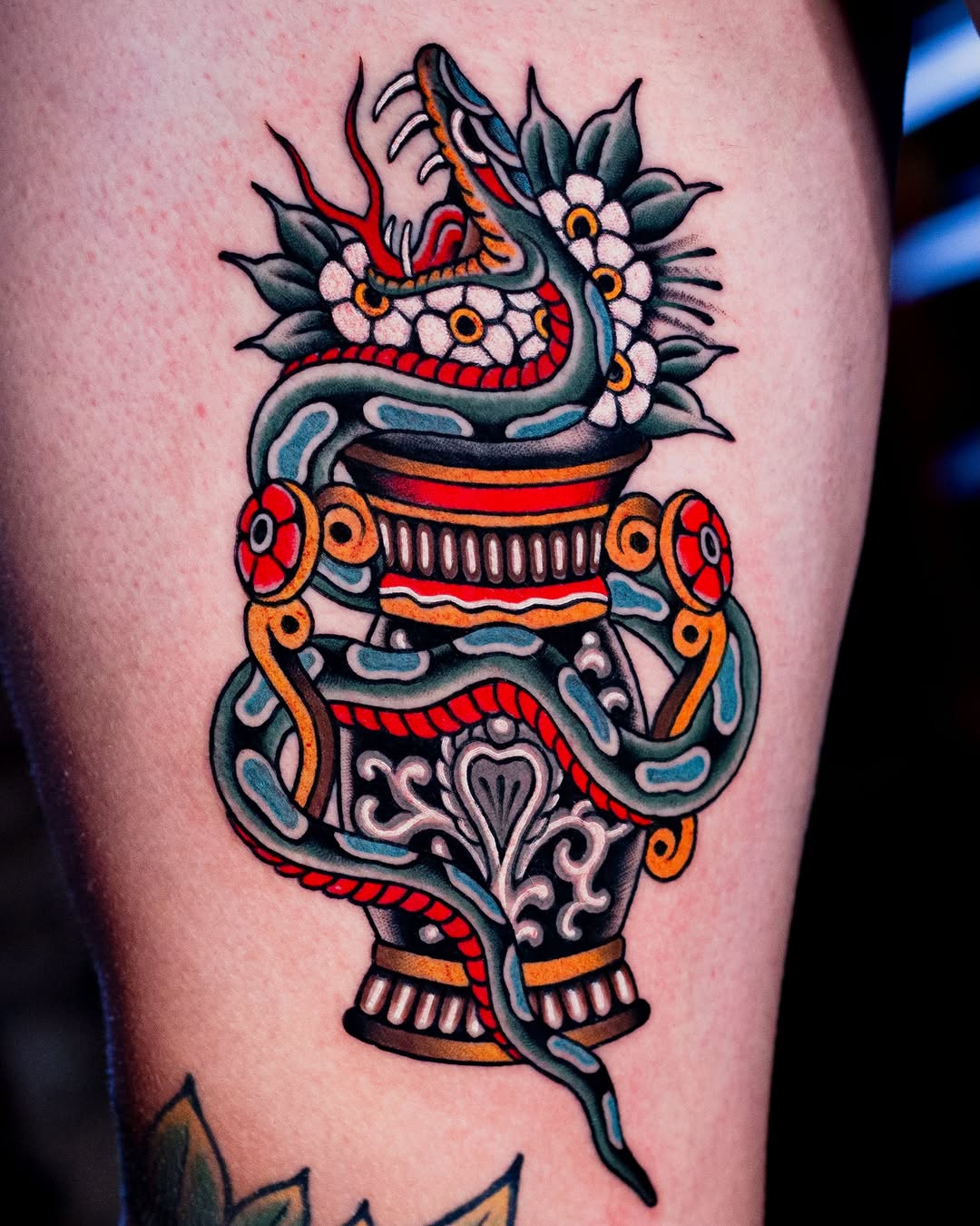 Tattoo by @miguelcomintattooer — american_traditional