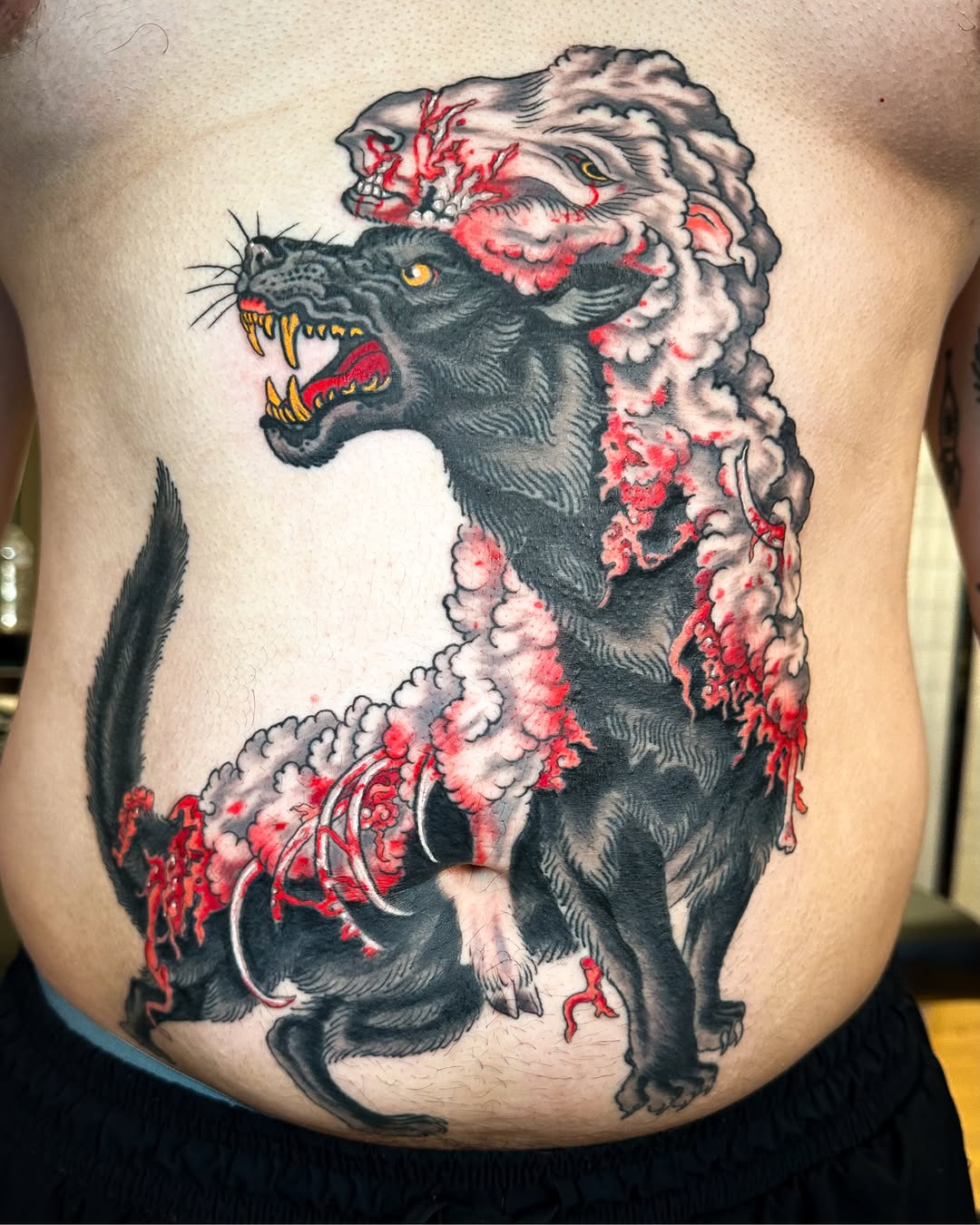 Tattoo by @colinbaker — dark_realism, blackwork