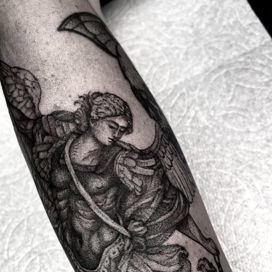 Tattoo by @jaredxhughes — black_and_grey, realism