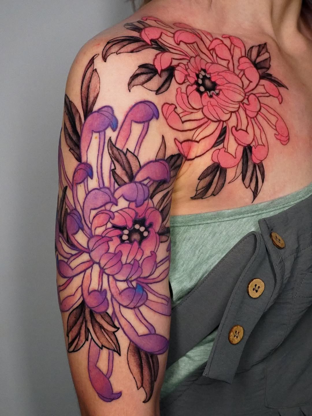 Tattoo by @kylieroyart — japanese_irezumi, neo_traditional