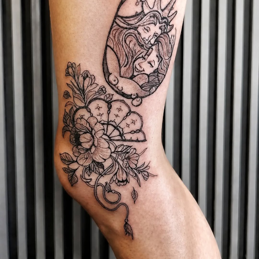 Sketch tattoo on the forearm by Artful Ink