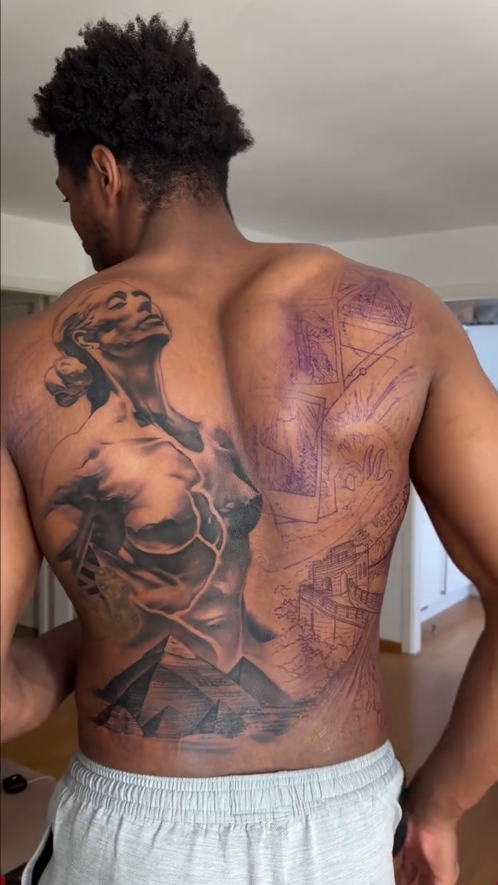 Tattoo by @cakeduplok — realism, black_and_grey
