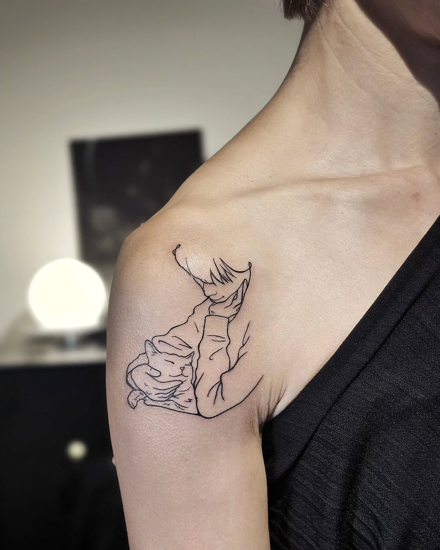 Tattoo by @draw.a_castle — black_and_grey