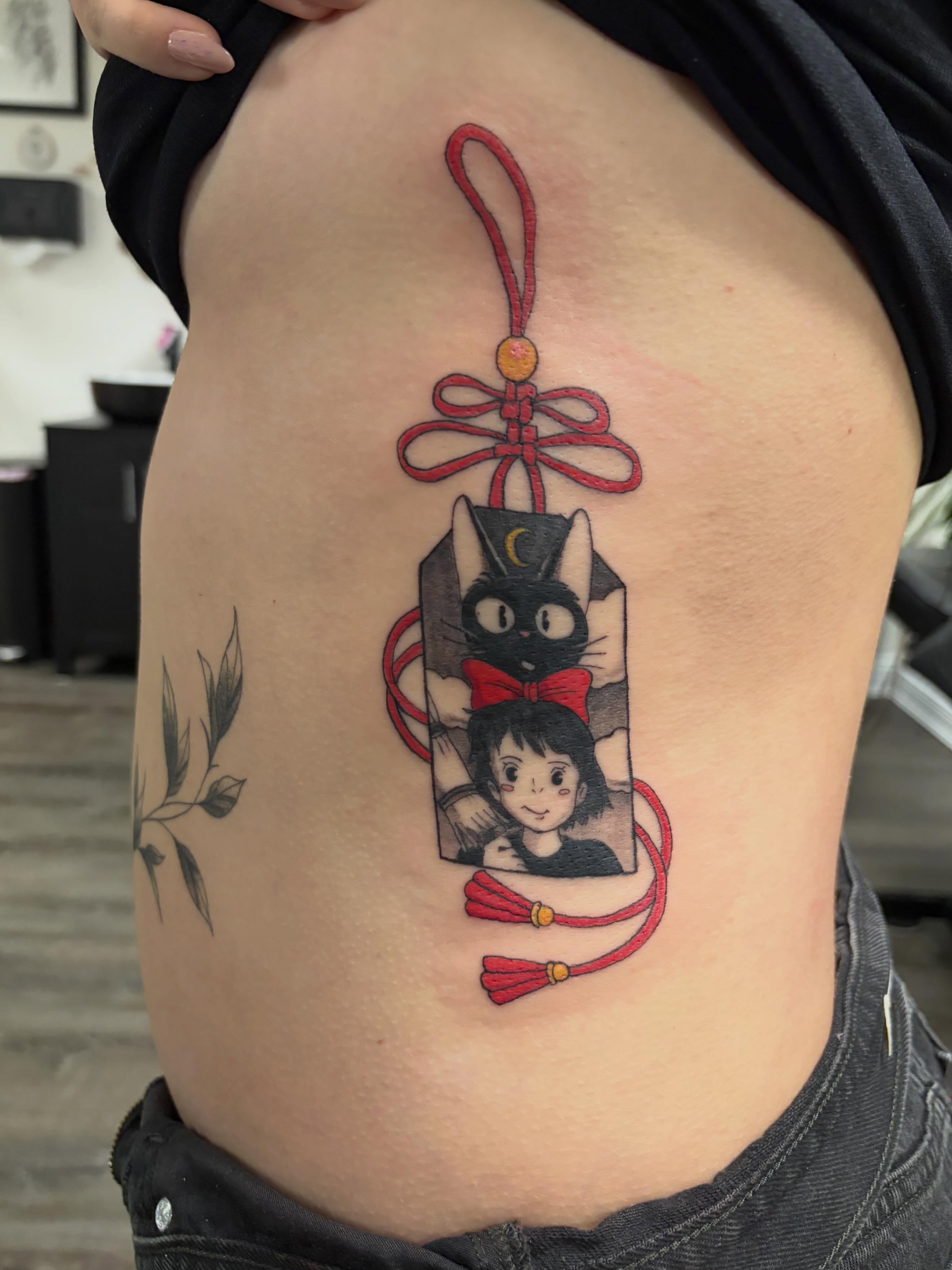 Tattoo by @denictattoos — anime, dotwork