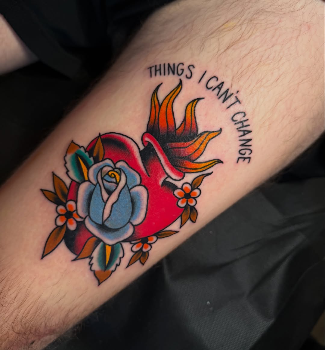 Tattoo by @derekwwtaylor β american_traditional, lettering_script