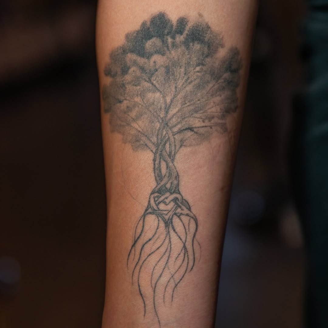 Tattoo by @trevordillonart — black_and_grey