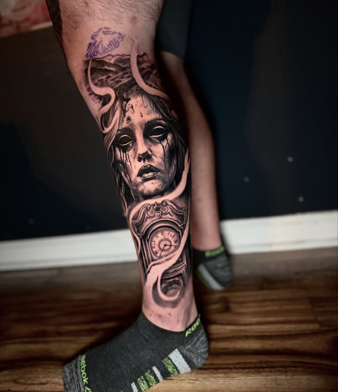Tattoo by @artoftucker — realism, black_and_grey