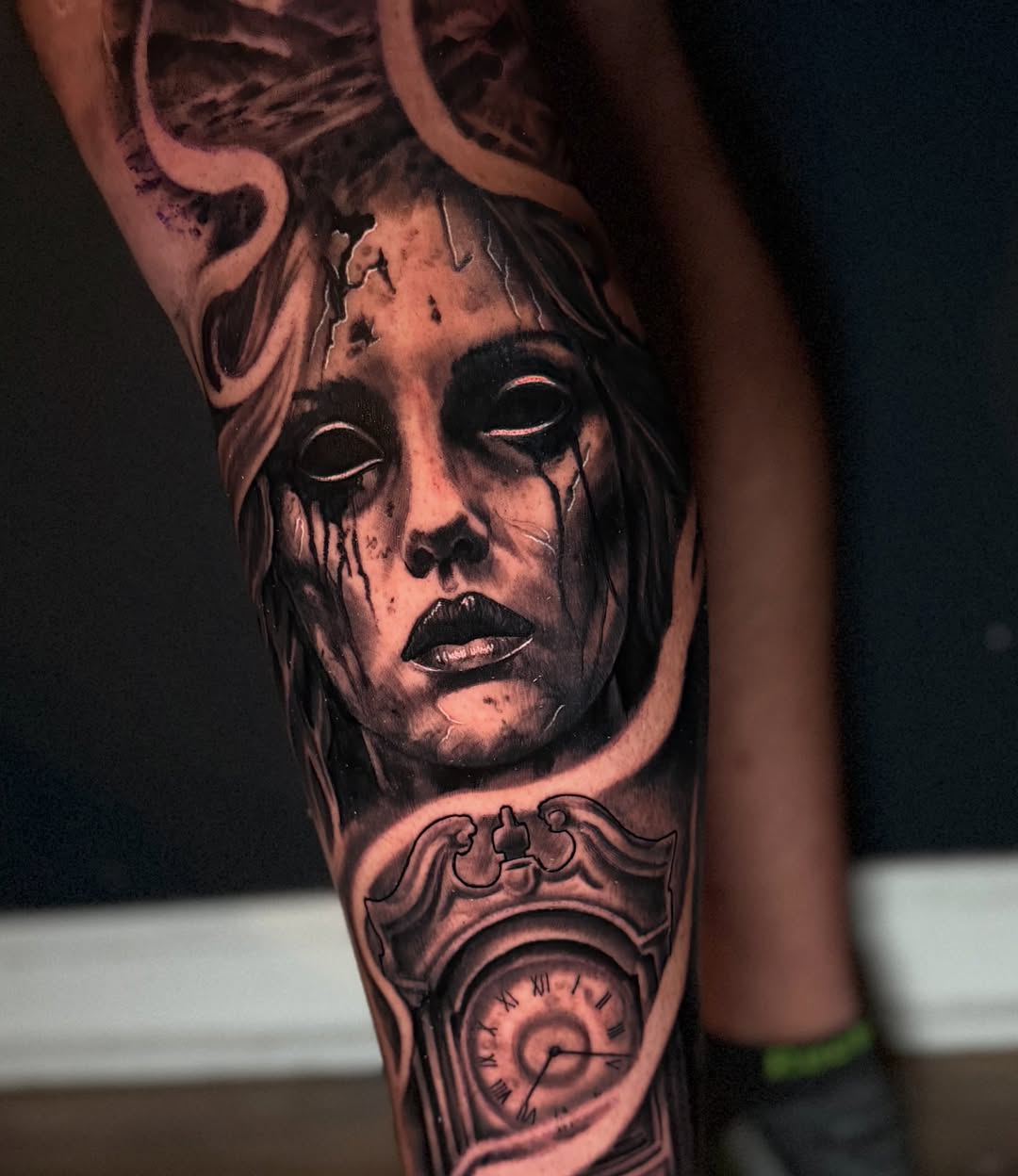 Tattoo by @artoftucker — realism, black_and_grey