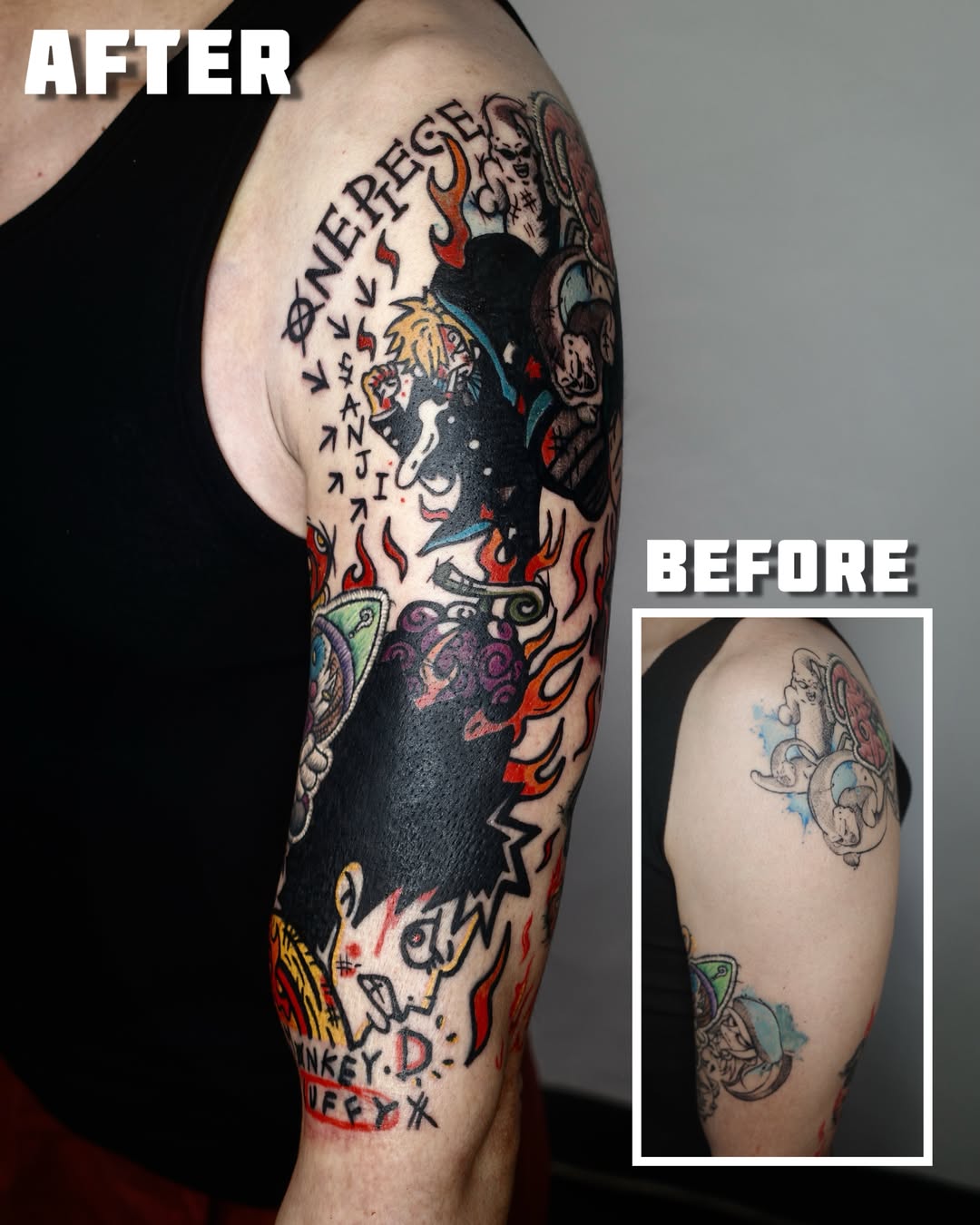 Tattoo by @takuu_tattoo — anime