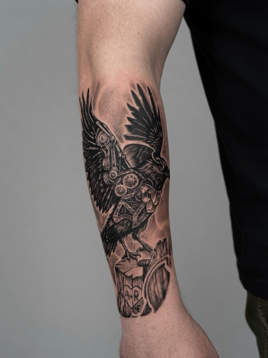 Tattoo by @damoer_tattoo — black_and_grey, realism