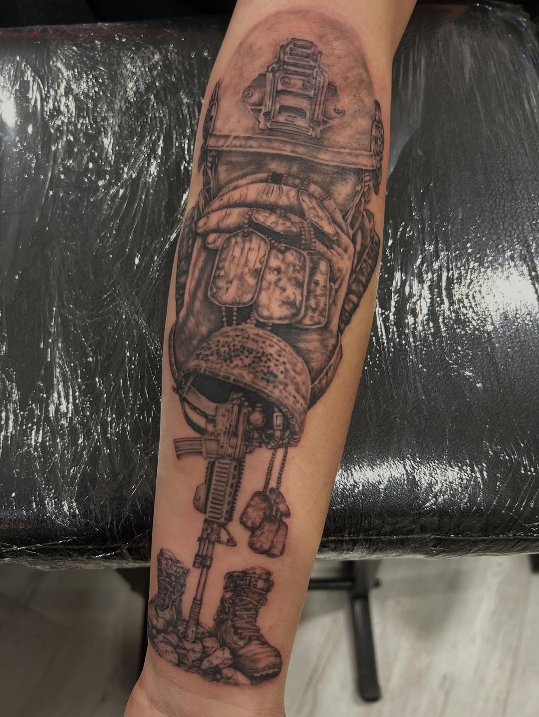 Tattoo by @jbtattooartistry — realism, black_and_grey