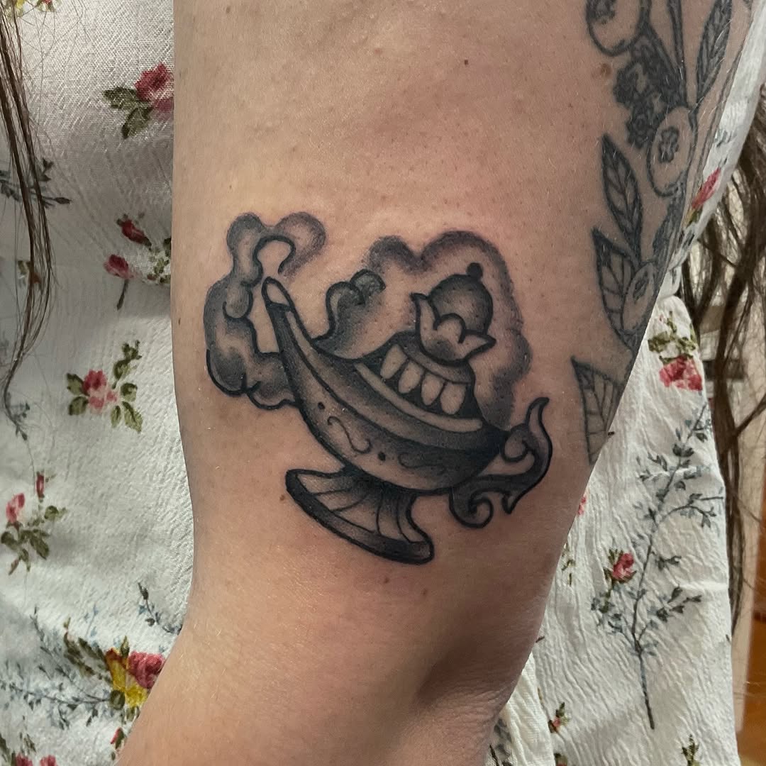 Tattoo by @katie_tatts — american_traditional, black_and_grey