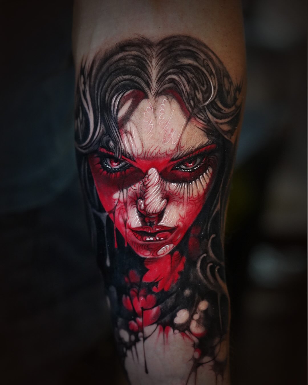 Tattoo by @stefanoalcantara — dark_realism