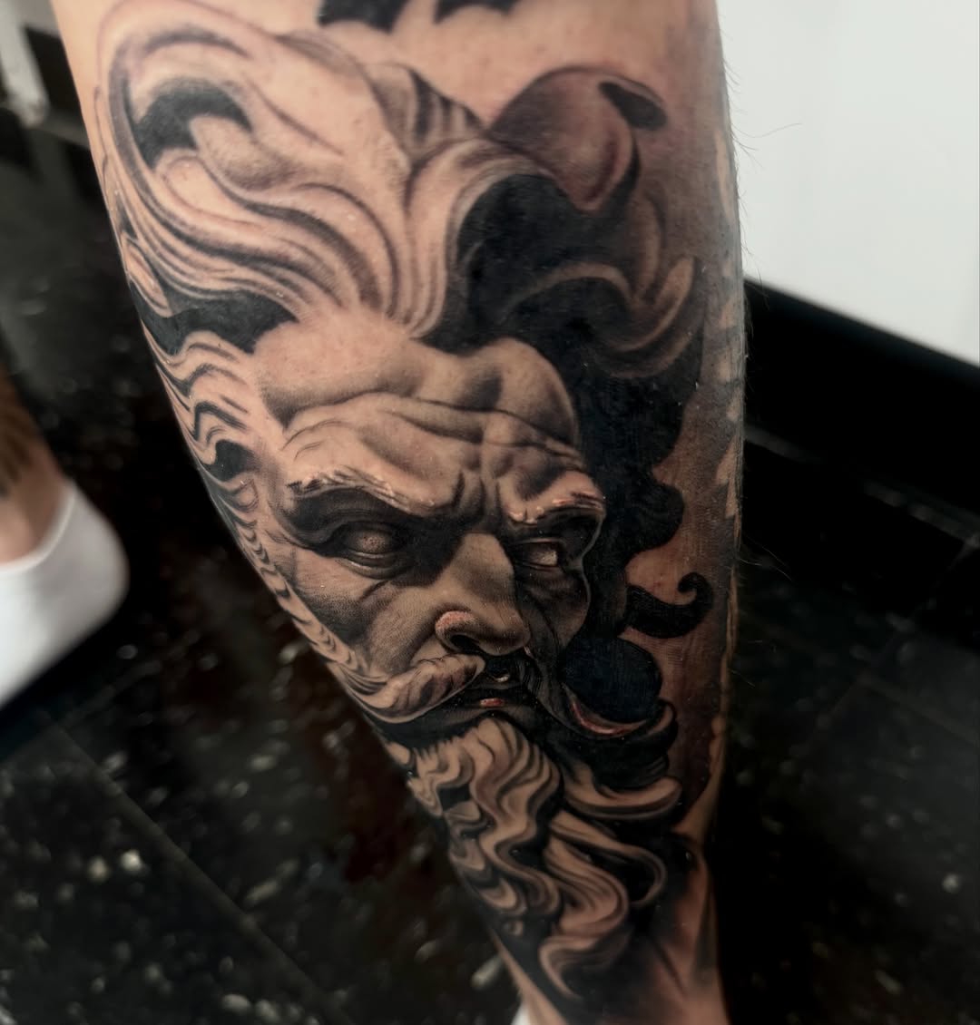 Tattoo by @zelik.w — realism, dark_realism