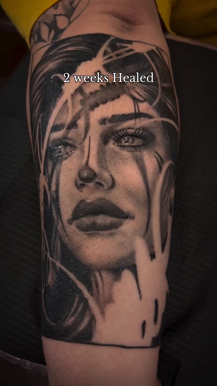 Tattoo by @inked.mami702 — realism, black_and_grey