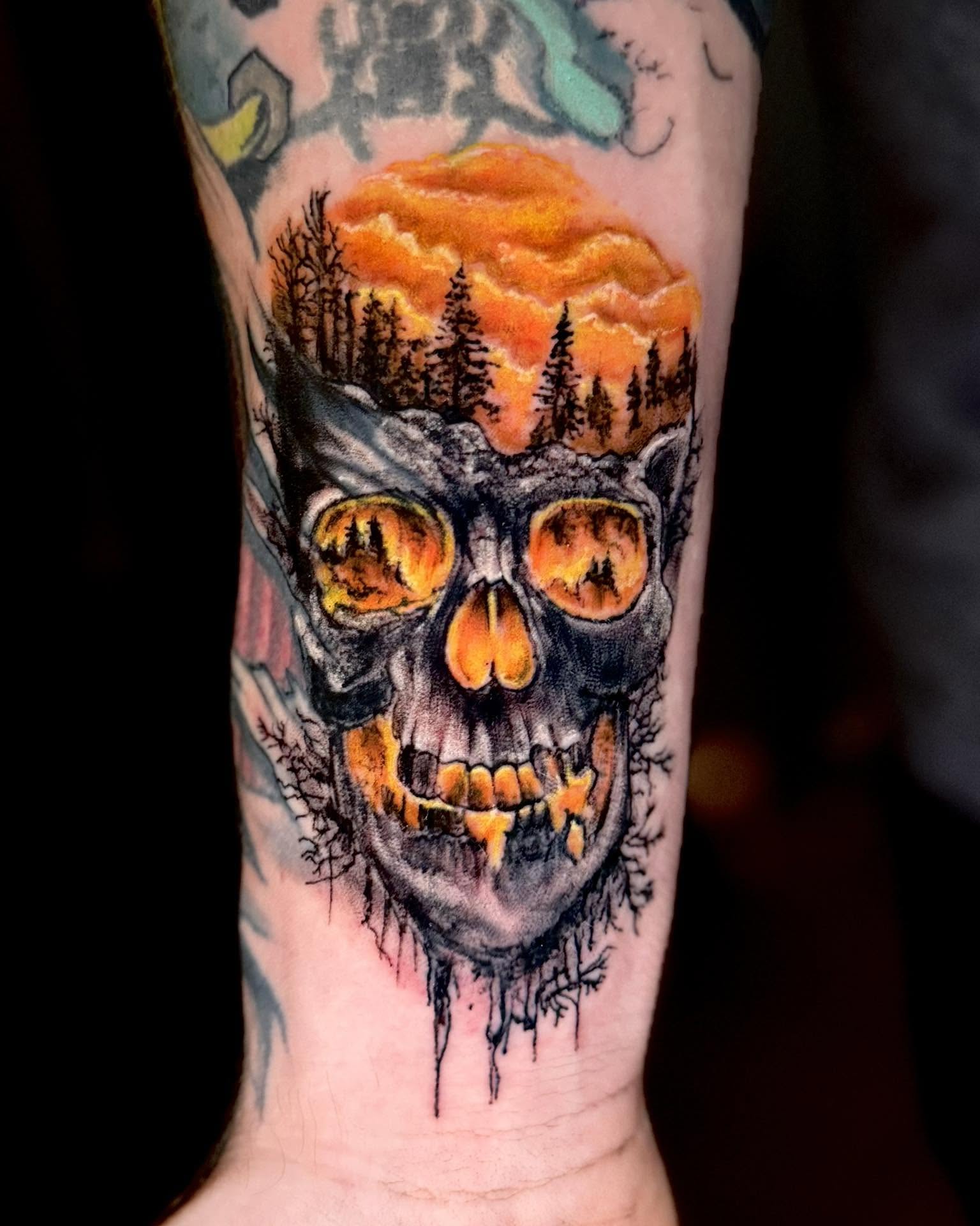 Tattoo by @joecollegetattoo — realism, dark_realism