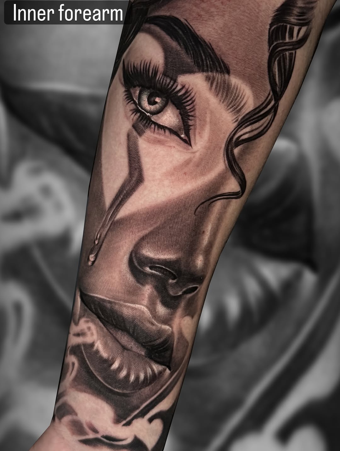 Tattoo by @iamelvistattoo — realism, black_and_grey