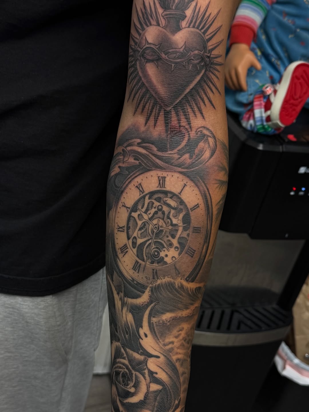 Tattoo by @iamelvistattoo — realism, black_and_grey