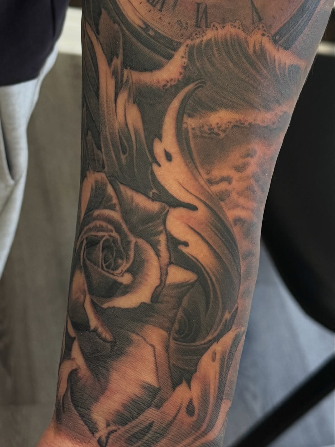 Tattoo by @iamelvistattoo — realism, black_and_grey