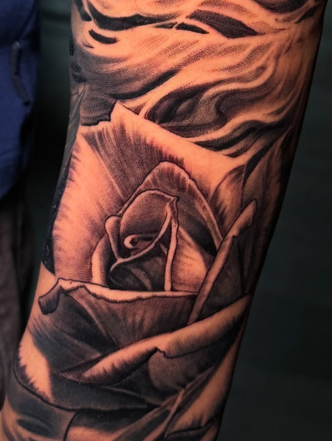 Tattoo by @iamelvistattoo — realism, black_and_grey