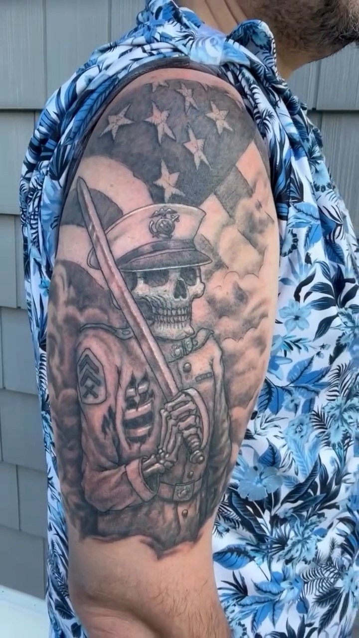 Tattoo by @iconicinkkevin — black_and_grey, realism