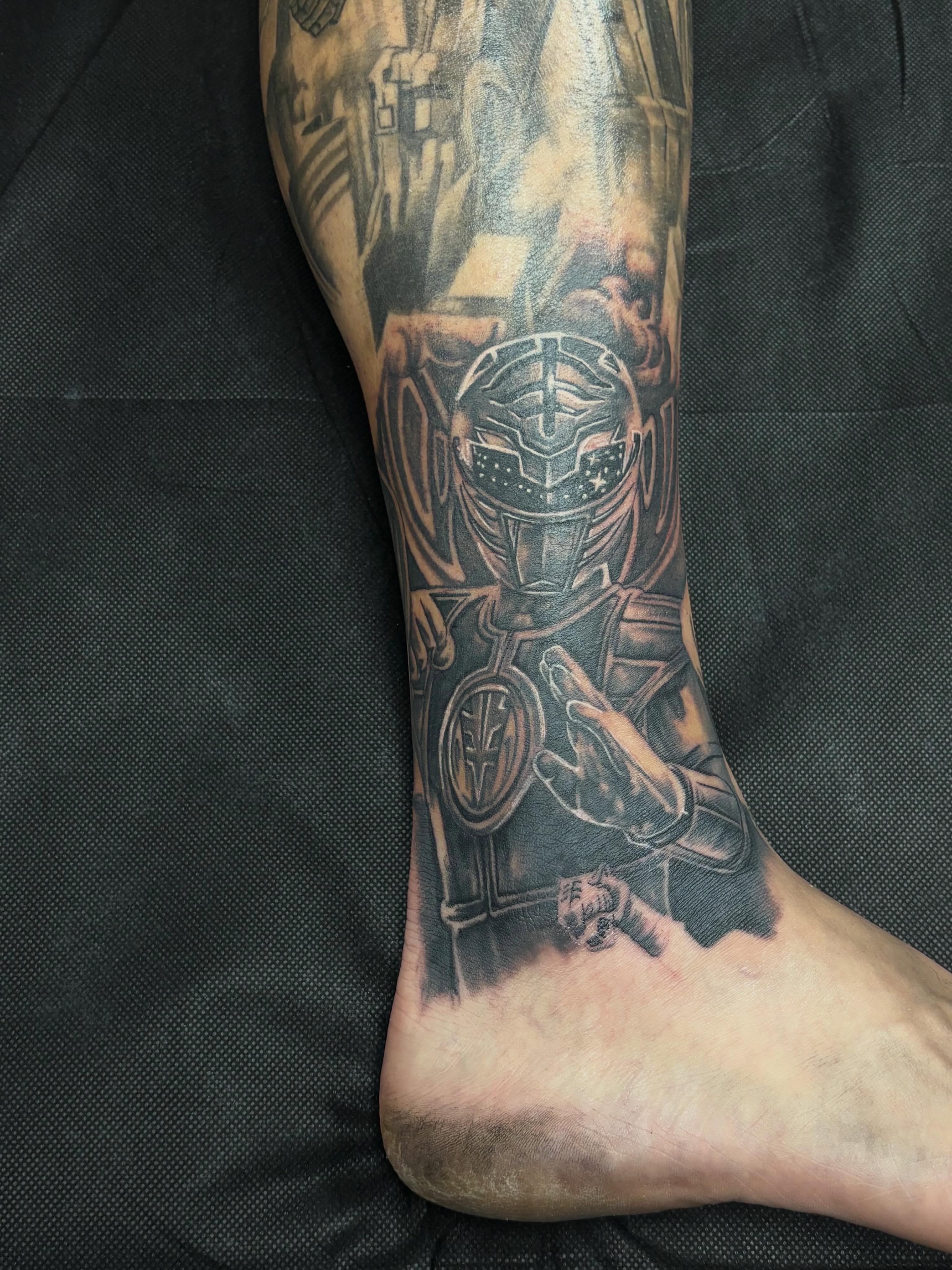 Tattoo by @jesusmunster — realism, black_and_grey