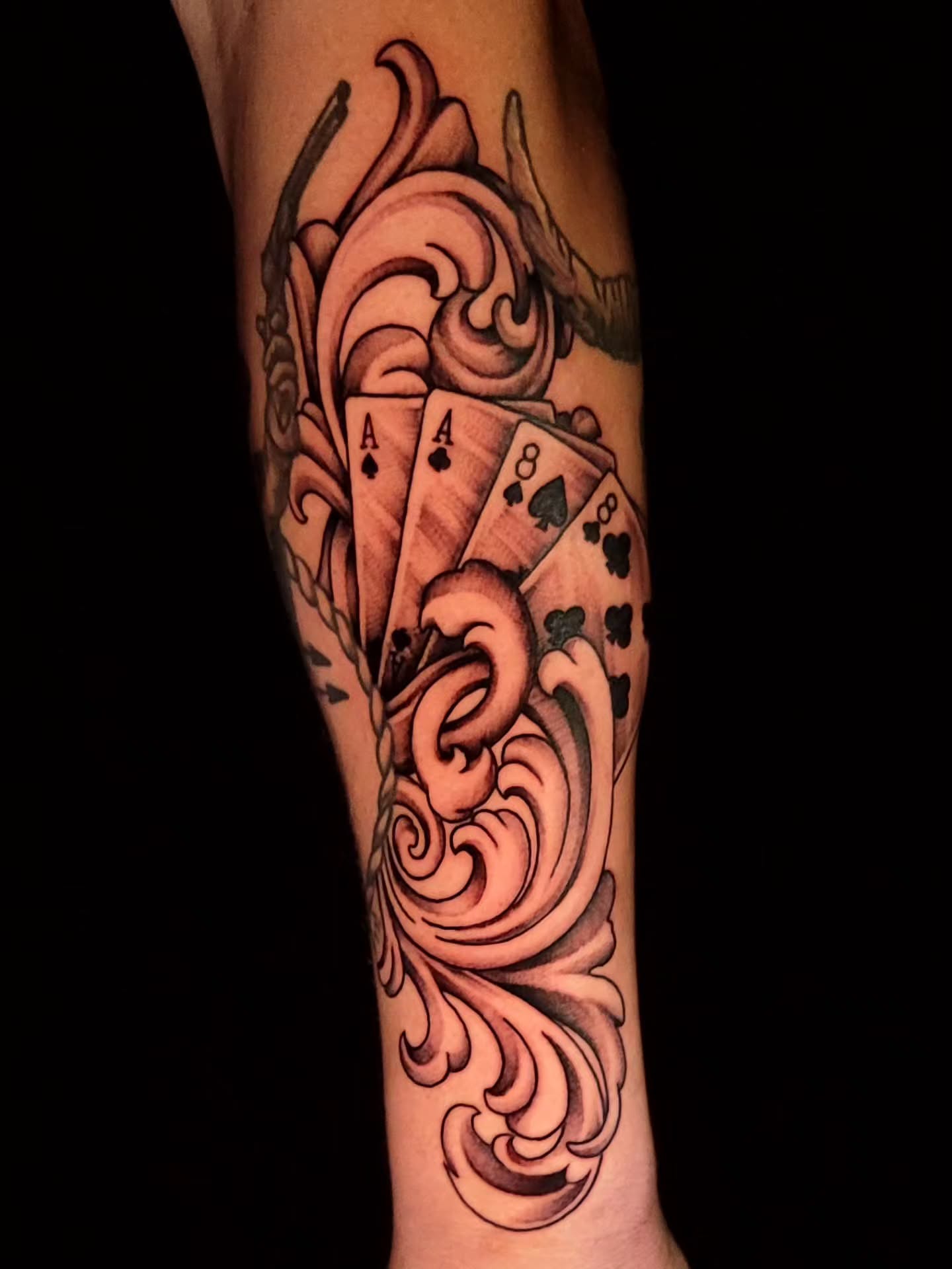 Tattoo by @anavrintattoo — black_and_grey