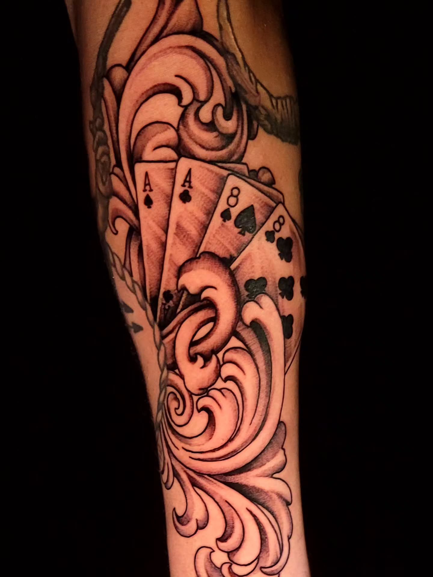 Tattoo by @anavrintattoo — black_and_grey