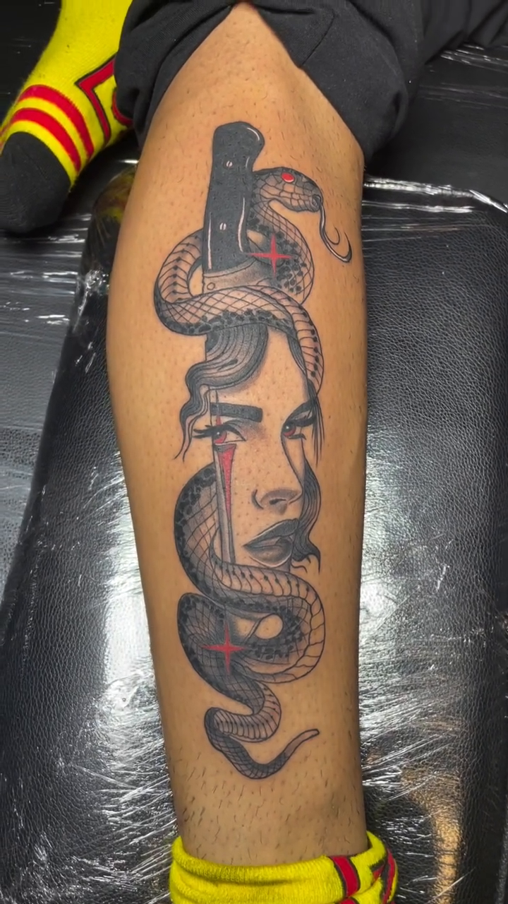 Tattoo by @realsmuve — realism, black_and_grey