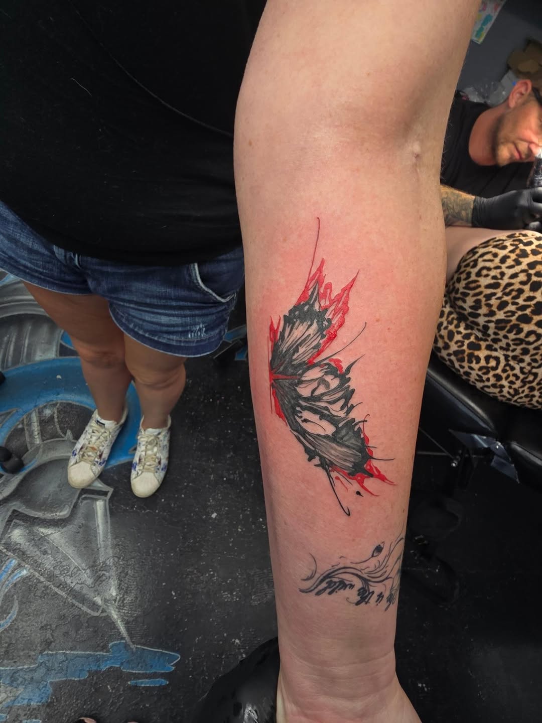 Tattoo by @madxtattoos — trash_polka, watercolor