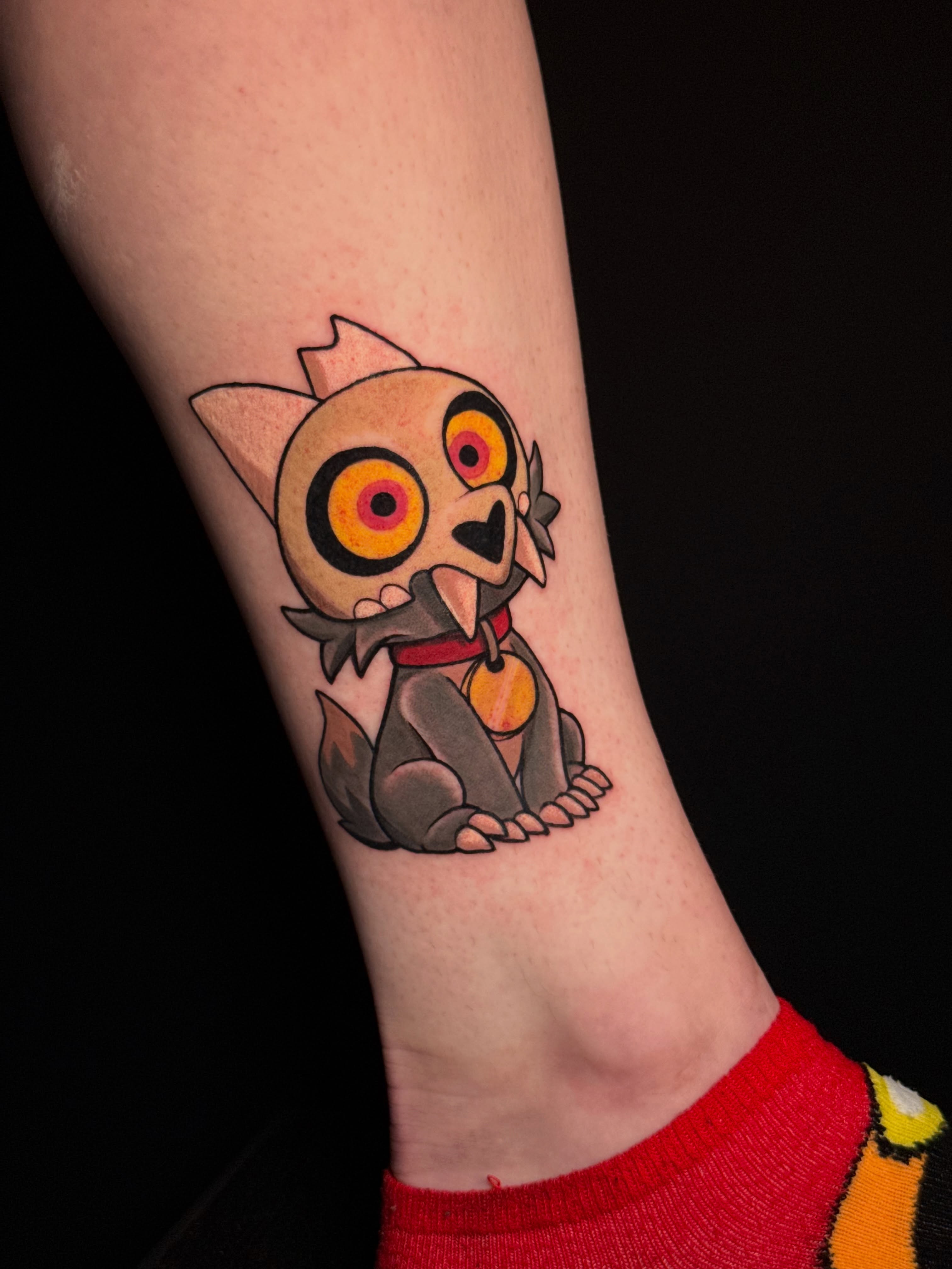Tattoo by @lizzysmallzz — anime