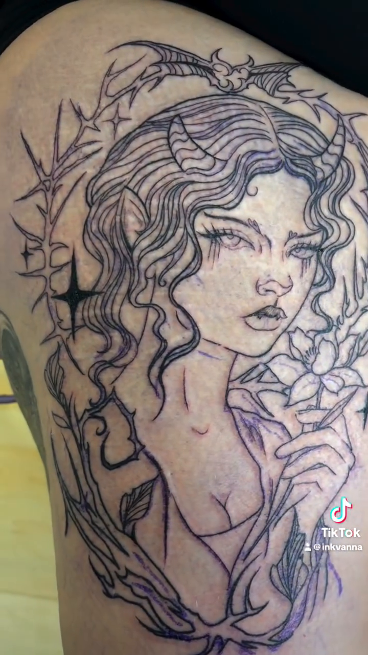 Tattoo by @inkvanna — fine_line, illustrative