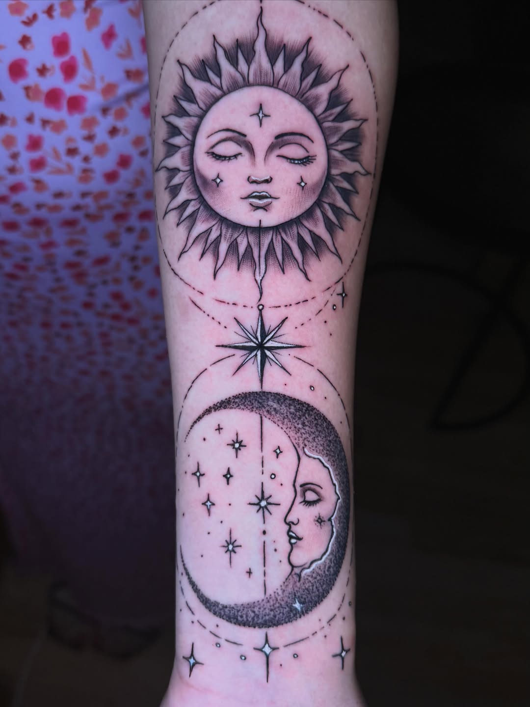 Tattoo by @ericzuluart — fine_line, dotwork