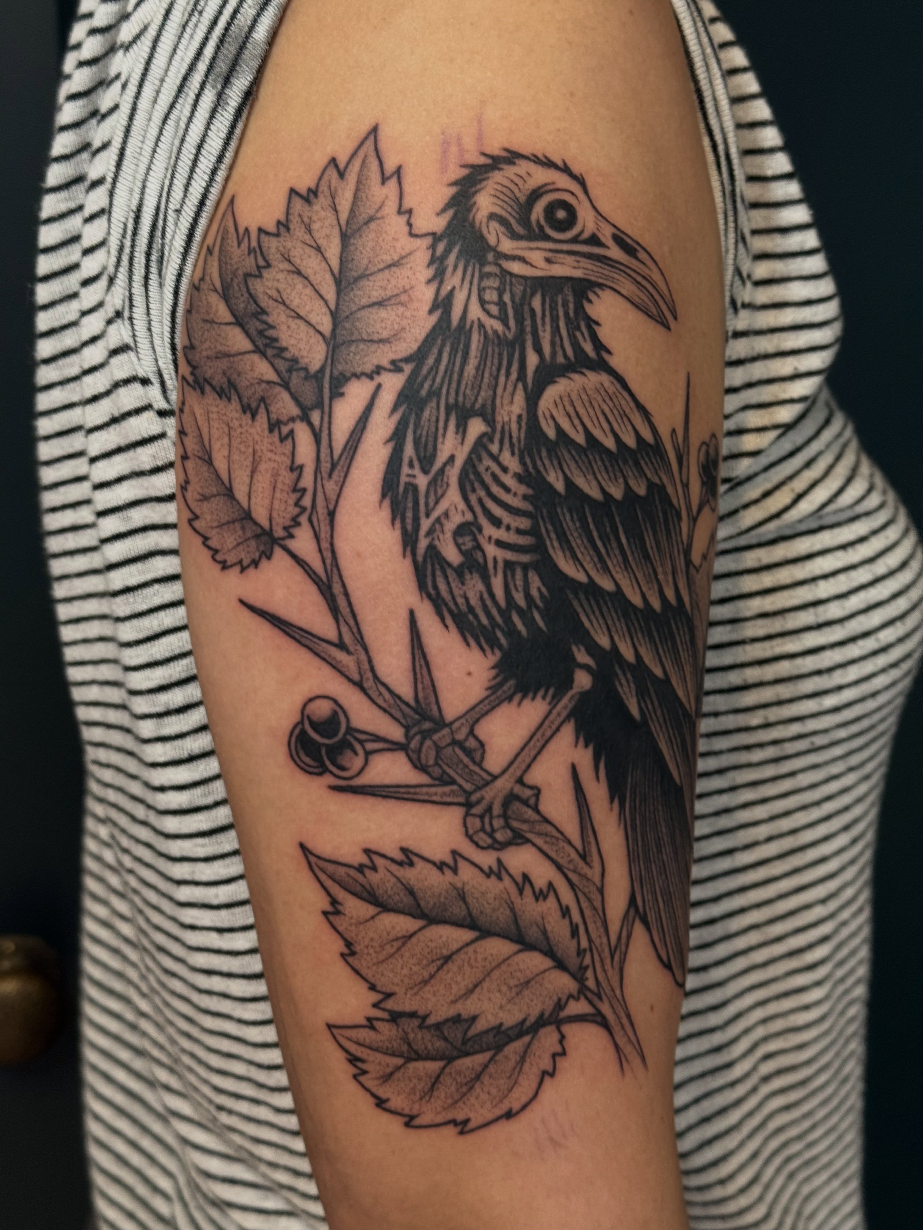 Tattoo by @pdv — black_and_grey, realism