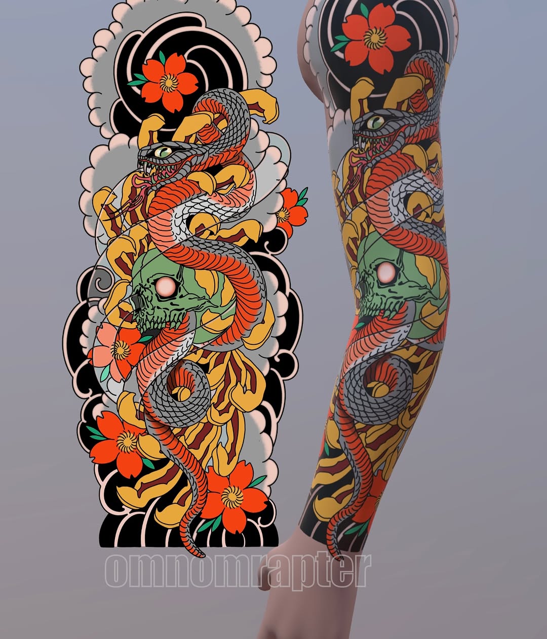 Tattoo by @omnomrapter — japanese_irezumi