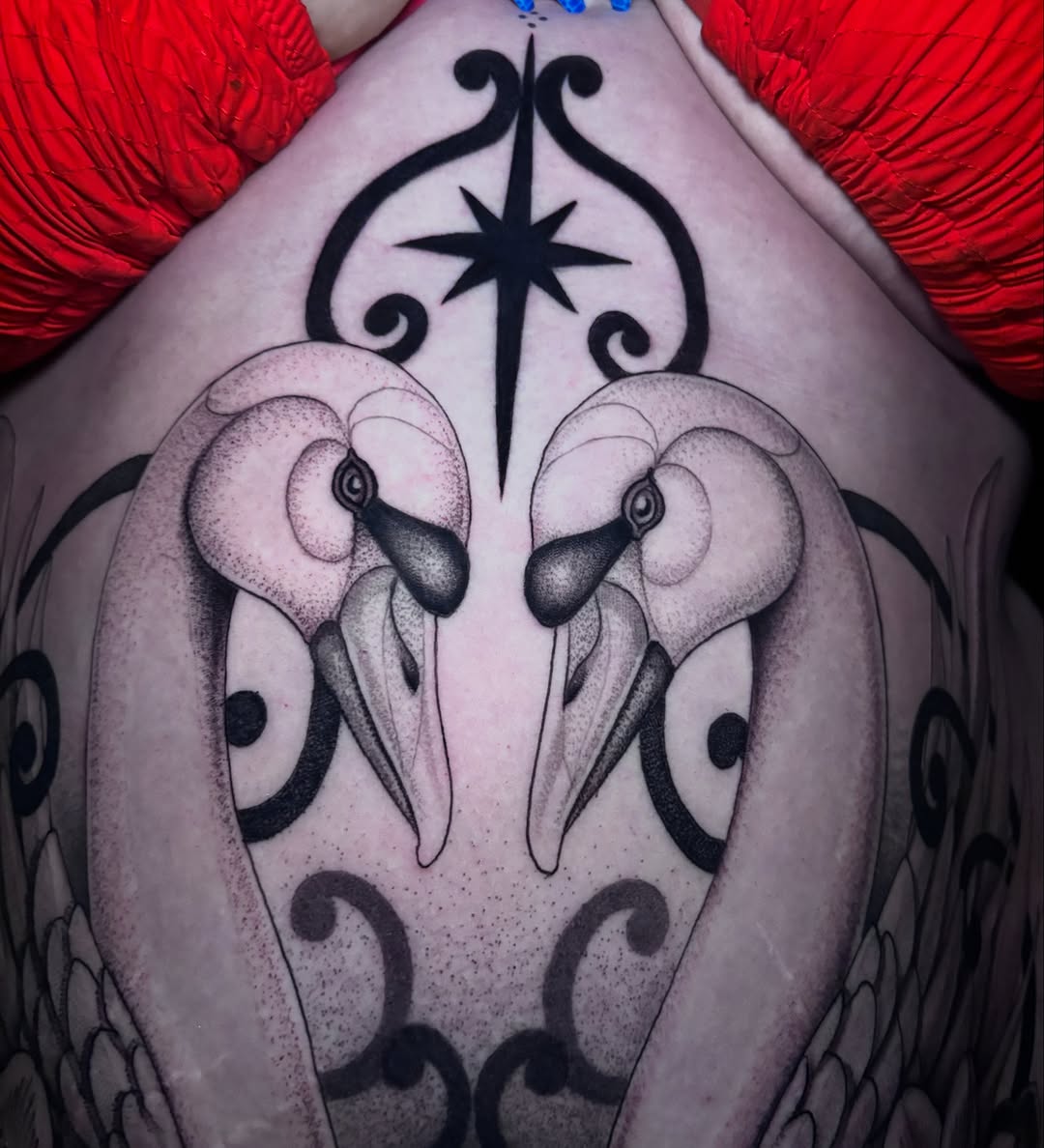 Tattoo by @vvxtattoos โ dotwork, black_and_grey