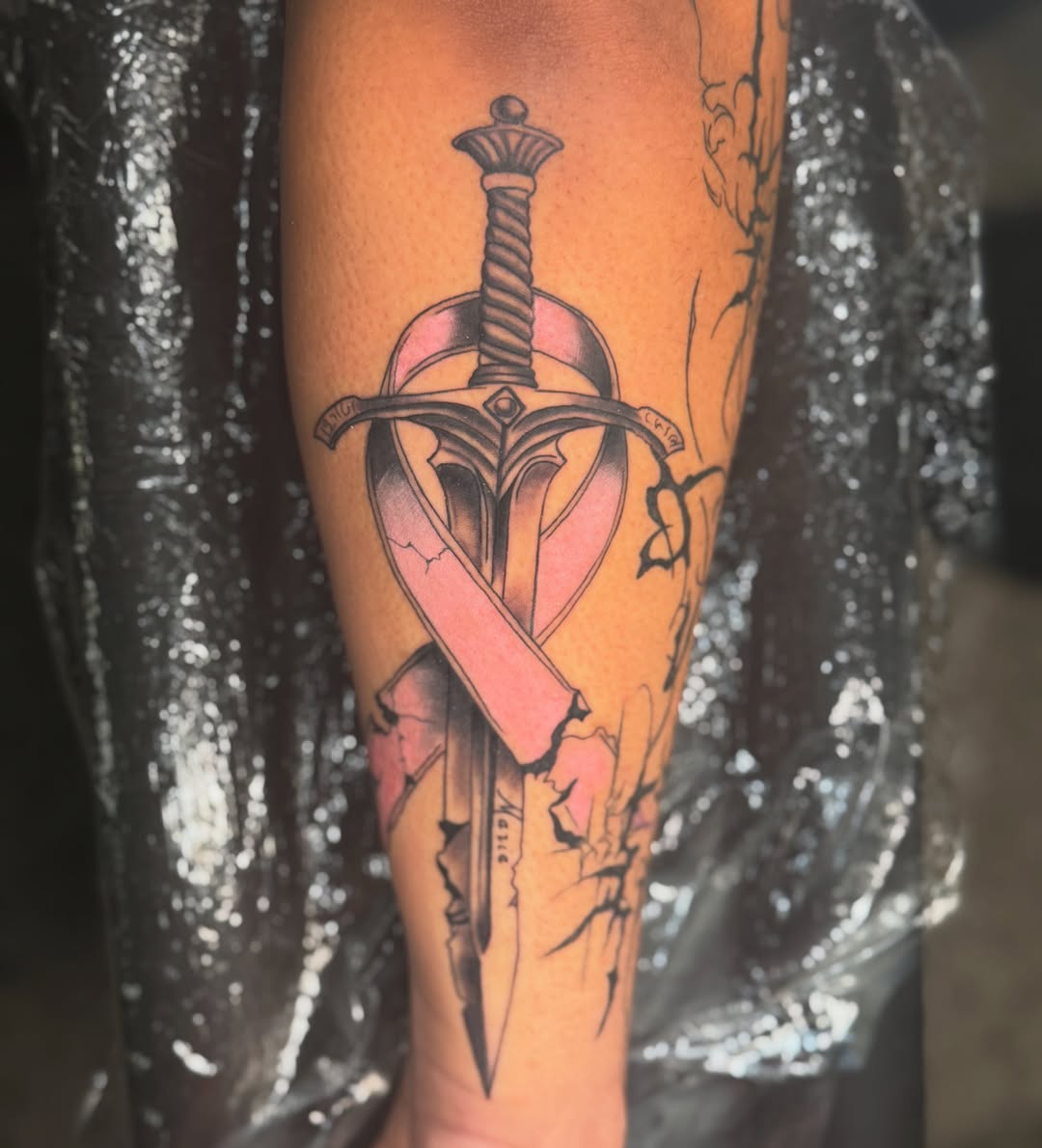 Tattoo by @artbytevin — black_and_grey