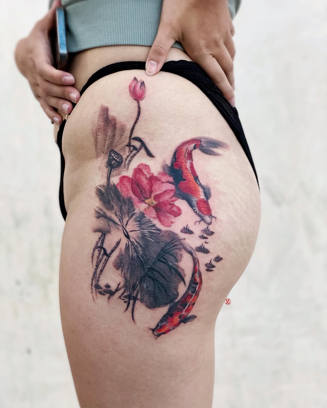 Tattoo by @jiang_tattooer โ japanese_irezumi, watercolor