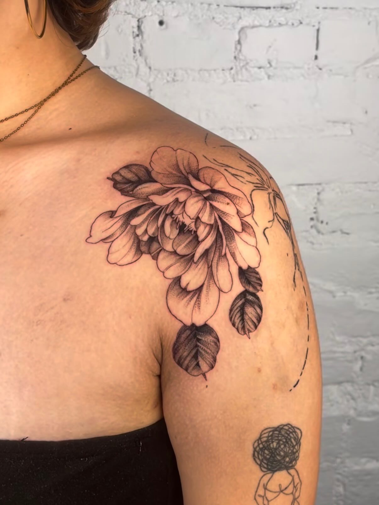 Tattoo by @authentics_nyc — black_and_grey