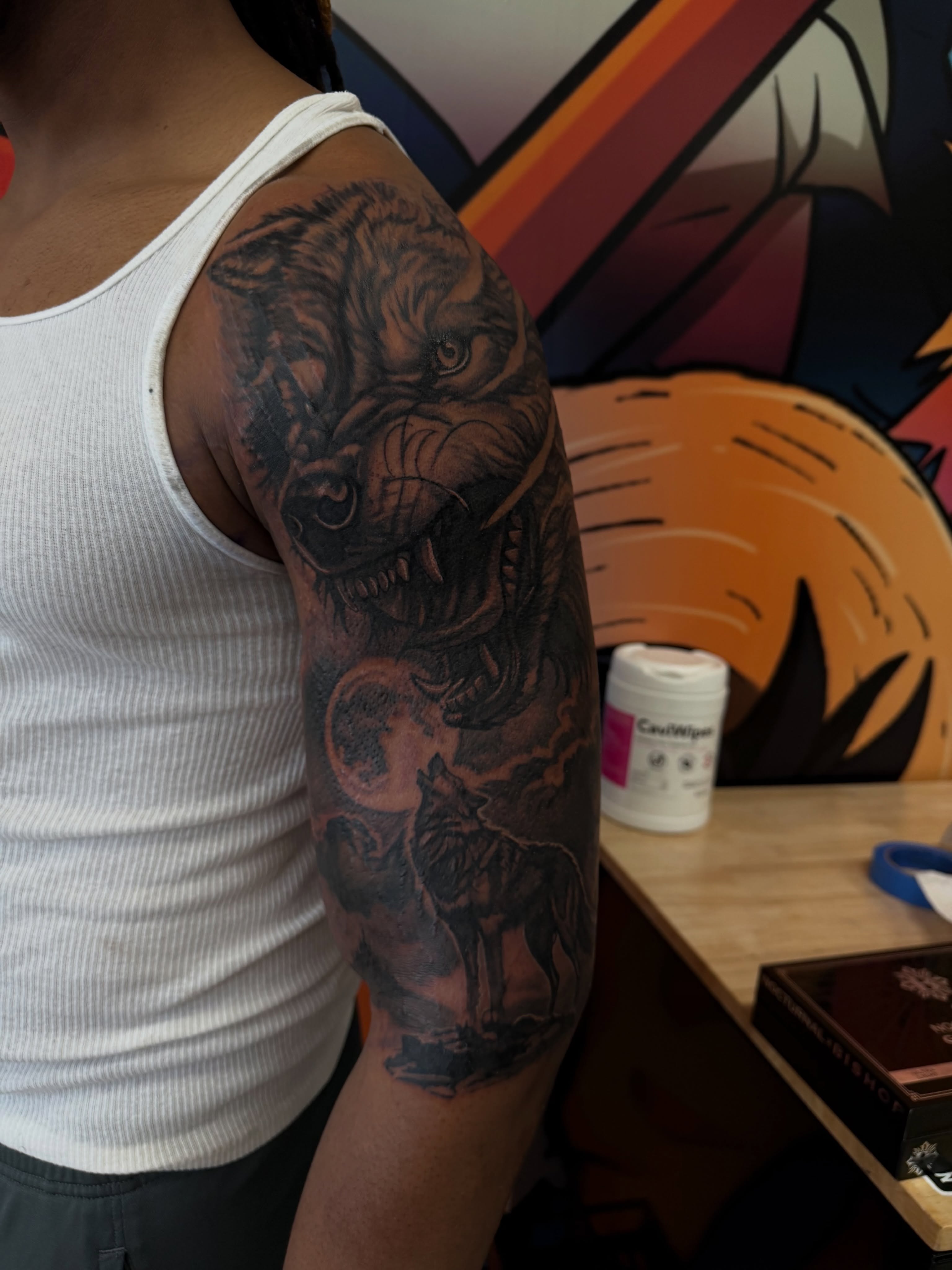 Tattoo by @3mtatts — realism, dark_realism