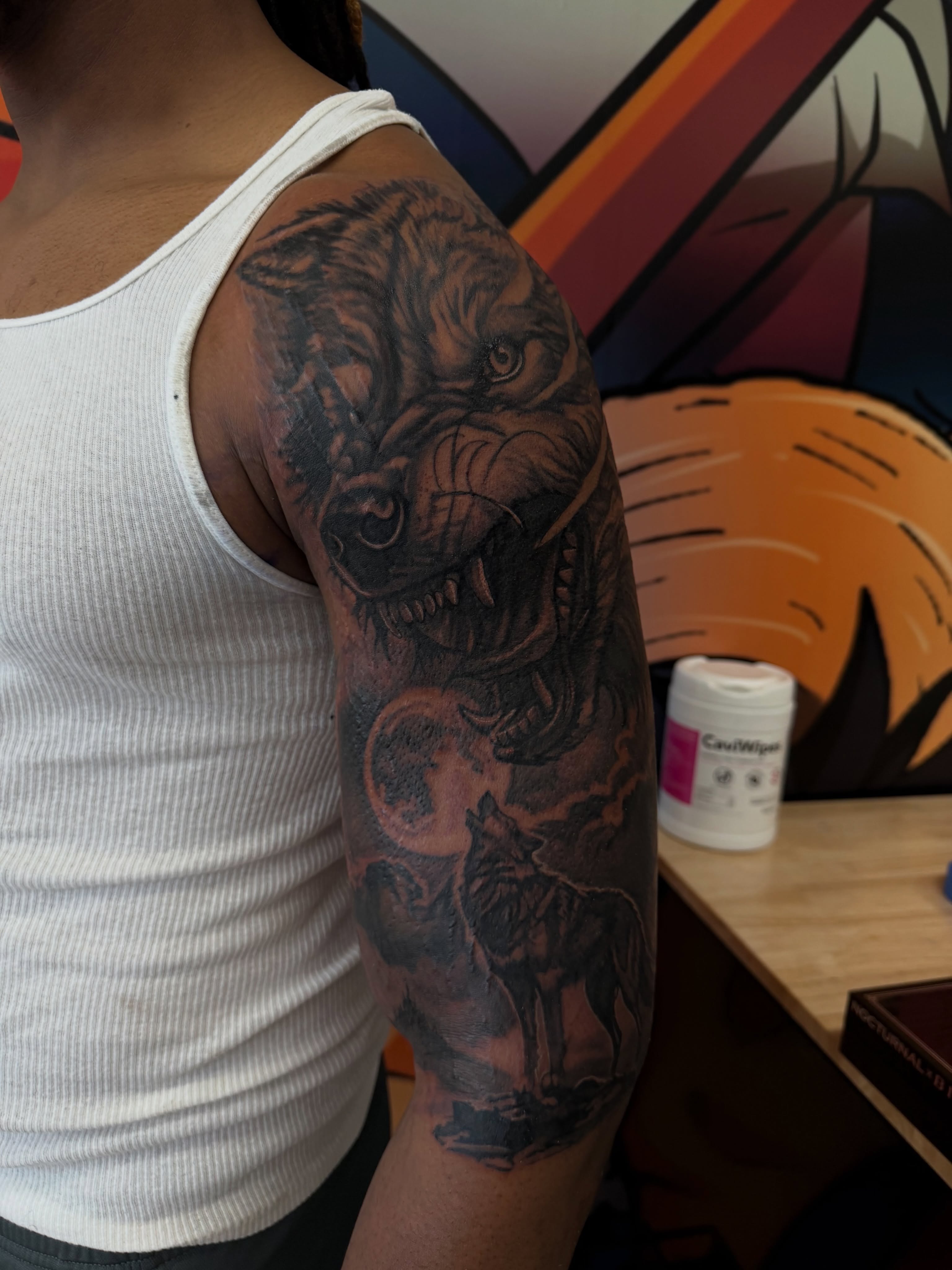 Tattoo by @3mtatts — realism, dark_realism