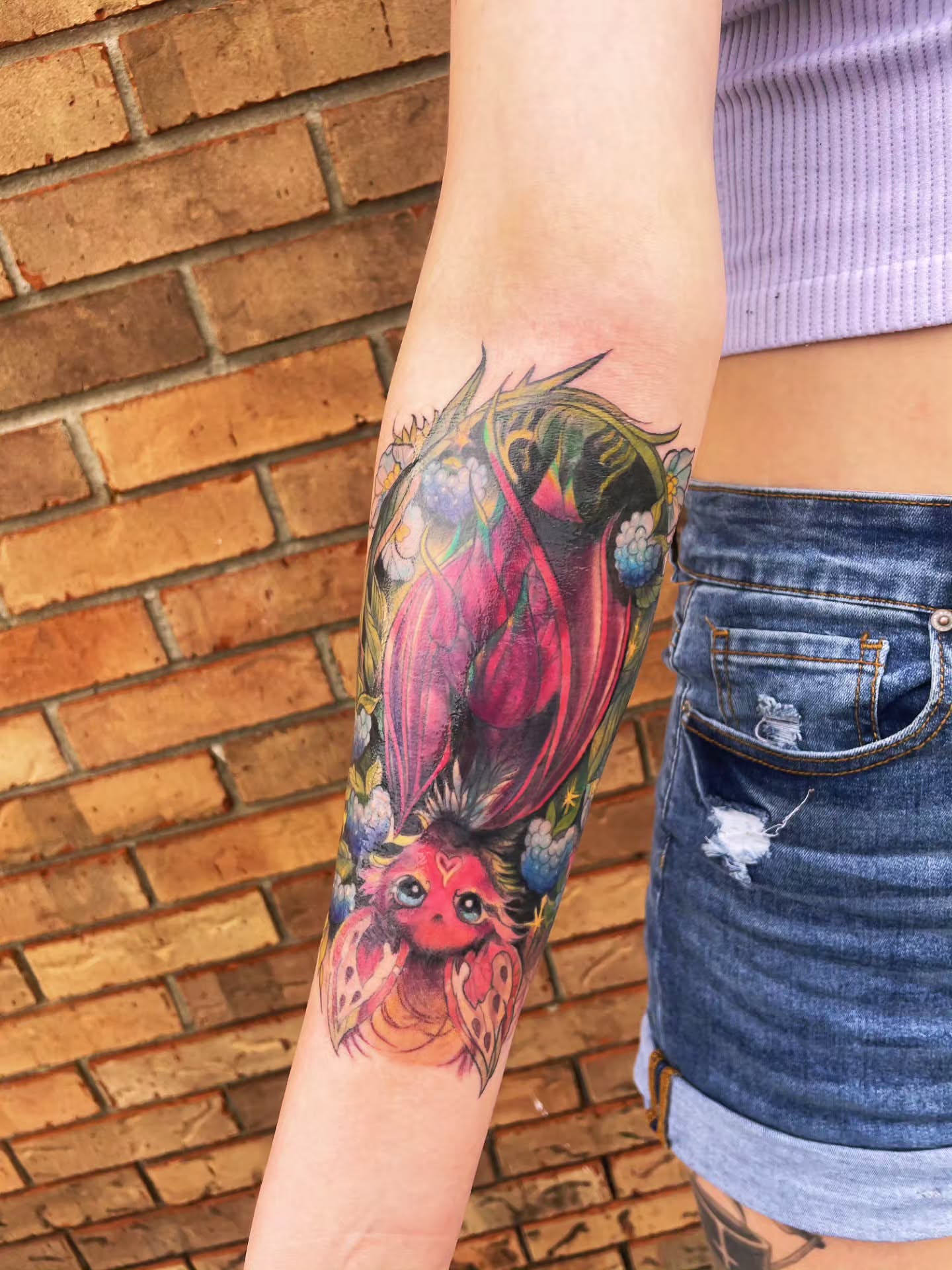 Tattoo by @bodyartbyrhiannah — new_school, watercolor