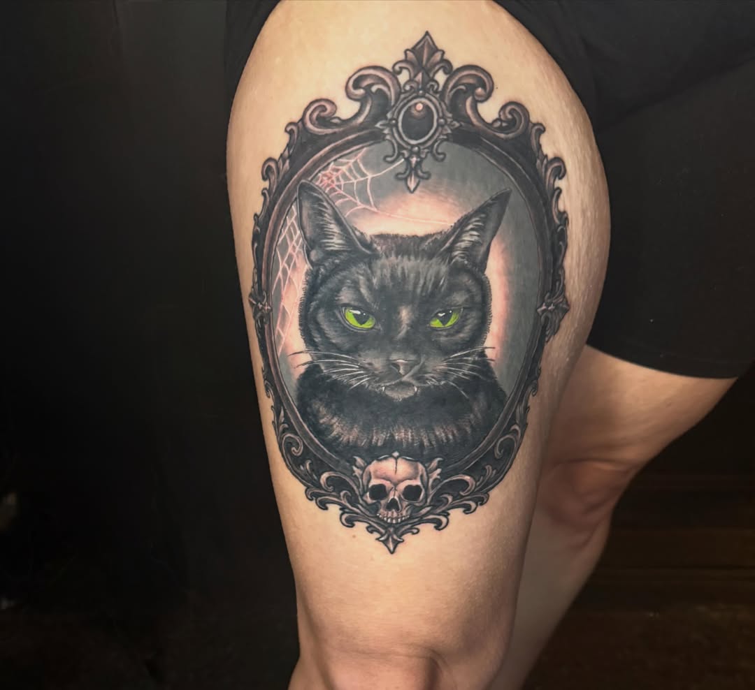 Tattoo by @shelbeaux — realism, dark_realism